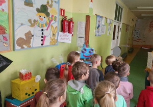 Grupa Marynarzy z Przedszkola Miejskiego nr 214.