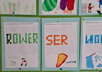 Prace dzieci wykonane w ramach Code Week